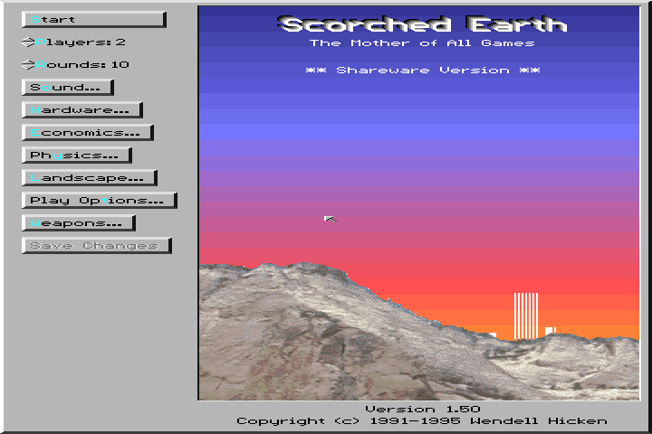 scorched earth game